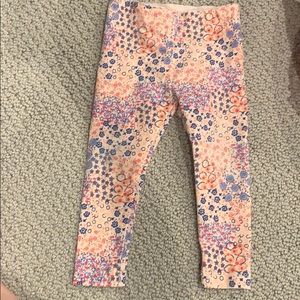 Tea collection leggings, size 9-12 months